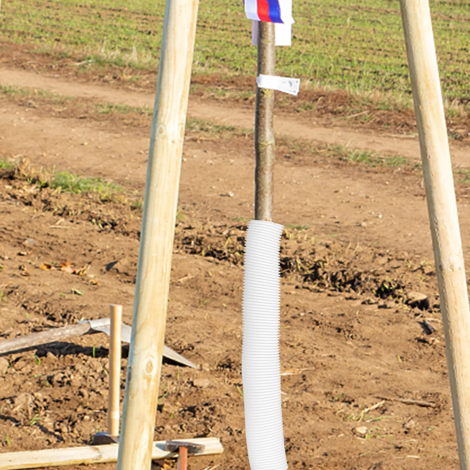 

6Pcs Tree Trunk Protector PP Material Lightweight Deer Rabbit Damage Resistant Gardening Supplies Kit