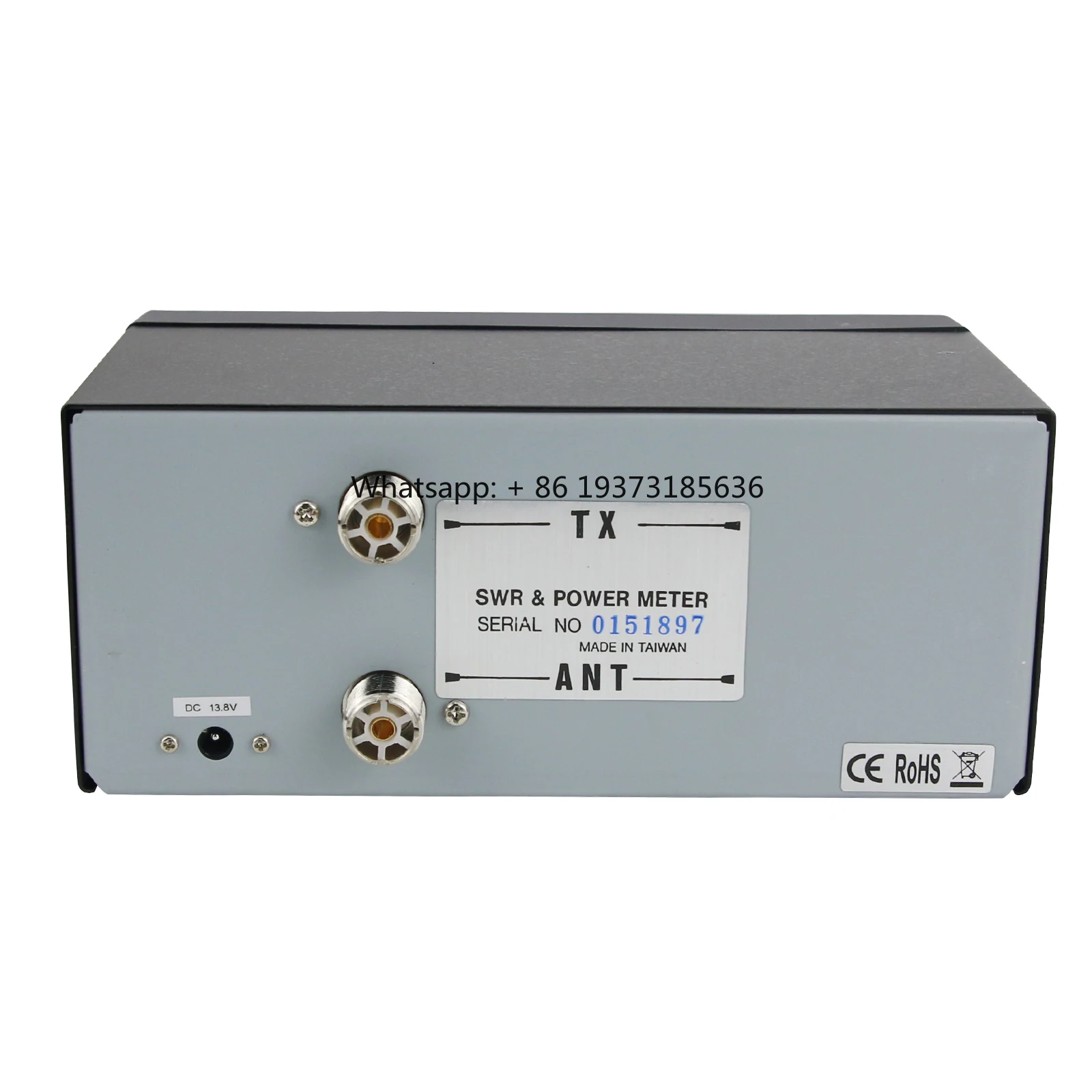 NISSEI RS-402 مقياس الطاقة 125-525 ميجا هرتز 200 وات SWR وات متر مع شاشة عرض كبيرة #3