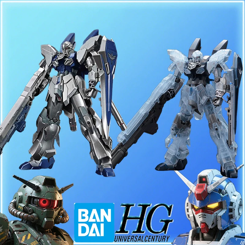 

Bandai Original HGUC RX-78-2 Gundam RX-79BD-1 Uniqlo Limited Edition Zeta Gundam100 Byarlant Clear Color Model Kit for Kids Fans