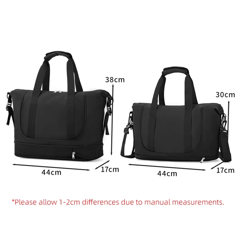 Gym Training Handbag Men Women Yoga Fitness Crossbody Bag Large Capacity Expandable Sports Shoulder Pack Travel Luggage bag