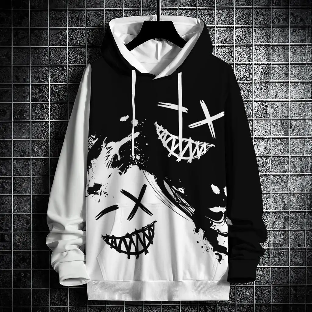 

Funny 3D Printed Hoodies For Men Casual Simple Style Unisex Sweatshirts Oversized Pullover Autumn and Winter Fashion y2k Clothes