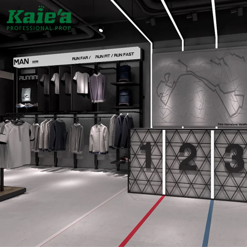 [Customized]Factory Custom Design Garment Showroom Display Menswear