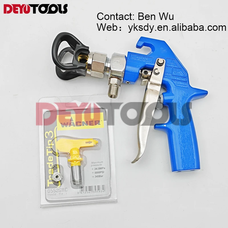 ultra-high-pressure-putty-waterproof-coating-spray-gunwith-517-tip-nozzle-guard-for-wagner-pump-sprayer-airless-spraying-machine