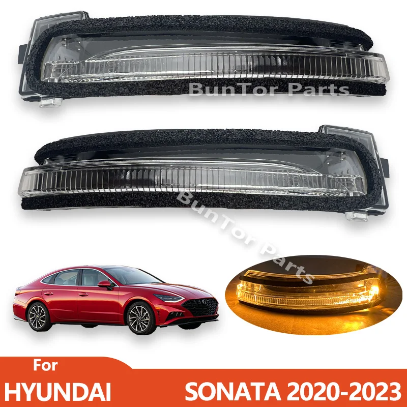 

Side Rearview Mirror Turn Signal Light For HYUNDAI SONATA 2020 2021 2022 2023#87614/24-L1000/Wing Mirror Blinker Indicator Light