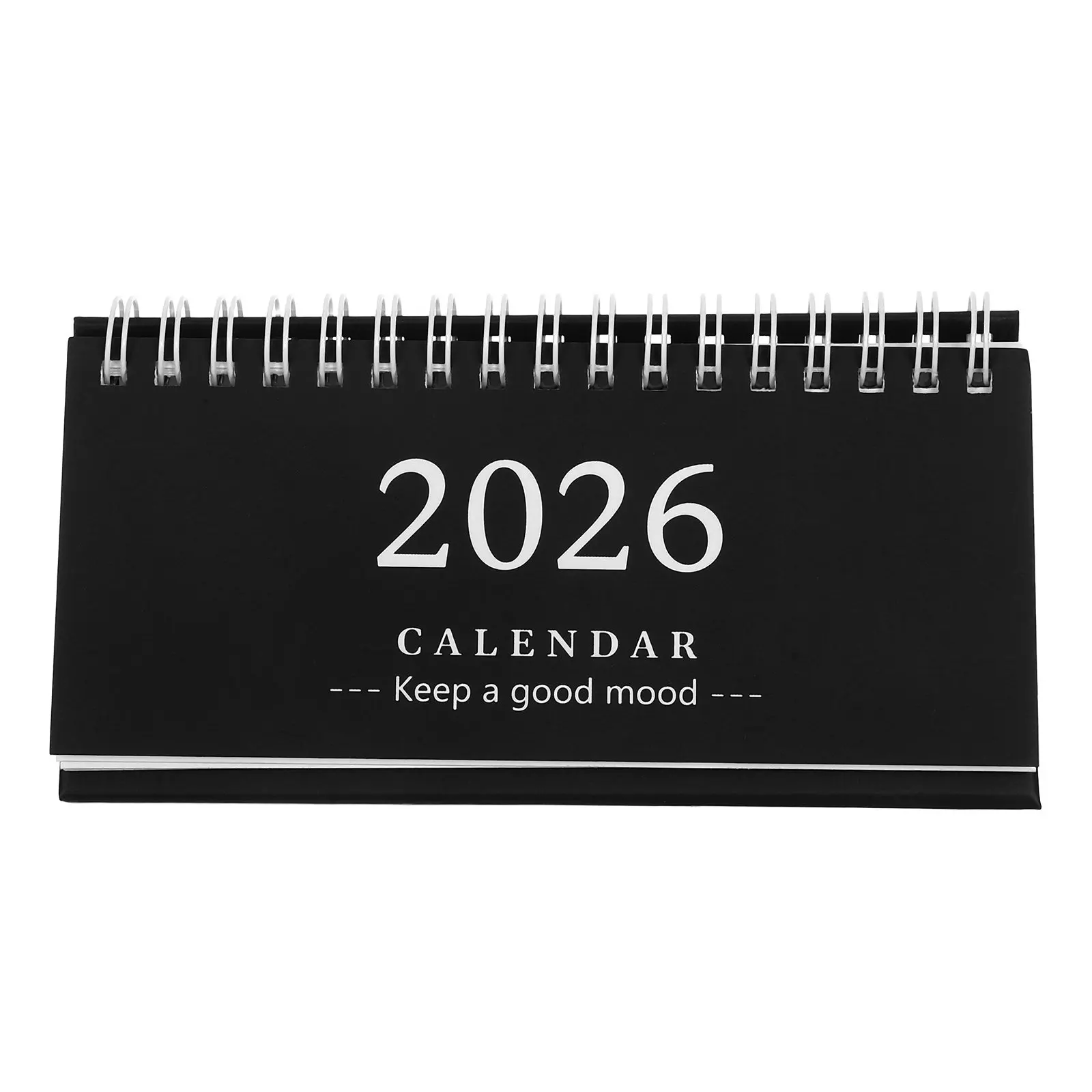 

2026 Desktop Calendar Mini Standing Flip Type 2025-2026 Date Range Compact Space Saving Design for Desk Wall Use Office Home