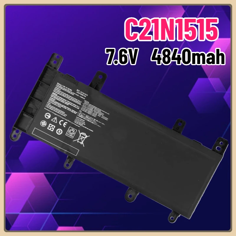 

C21N1515 Замена аккумулятора для ноутбука 7,6 В 35 Втч для Asus X756 X756U X756UJ X756UA X756UX X756UB X756UQ X756UQX X756UV X756UW