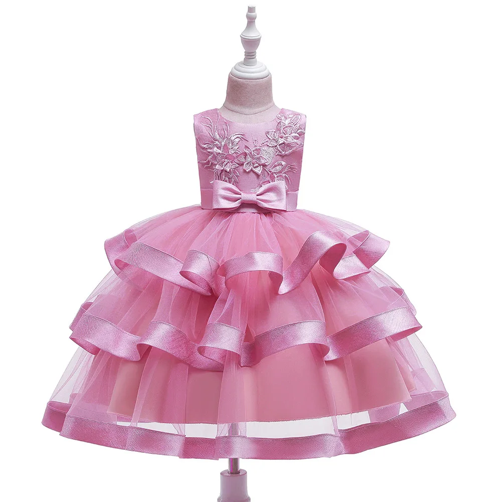 Children Clothing New Years Christmas Dress Vestidos Costume New Baby Girls Flower Wedding Party Dresses Bebes Fille Vestodos