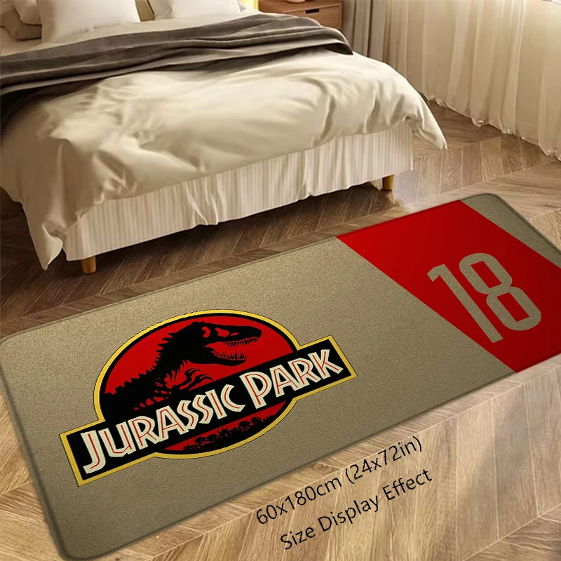 Tapis d'entrée de maison, tapis de couloir, tapis de salon J-Jurassic Park, tapis de salle de bain, tapis de sol antidérapants, décoration de la maison