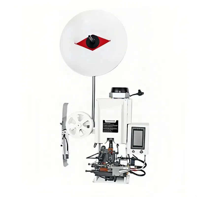 Máquina prensadora peladora de cables silenciosa, máquina prensadora de terminales de barril abierto, la más nueva herramienta de prensado de tiras de cables eléctricas