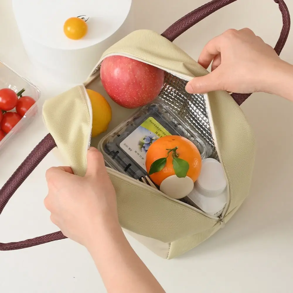 Oxford Cloth Cartoon Lunch Bag Portable Thermal Tote Food Small Cooler Bag Thermal Bag Lunch Box Accessories