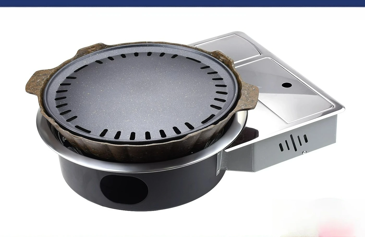 

Card Type Gas Cylinder Stove Desktop Embedded Small Gas Cylinder Fire Boiler Korean Style Barbecue Grill
