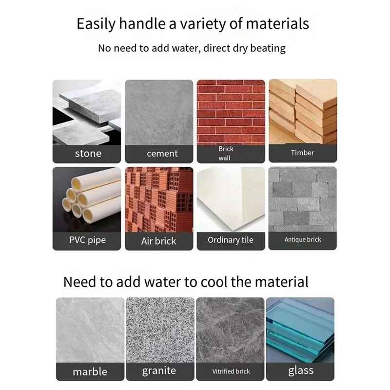 

ABVA-New Four-Edged Sawtooth Eccentric Drill For Dry Drilling Of All Tiles, Glass, Marble And Concrete 4Pcs