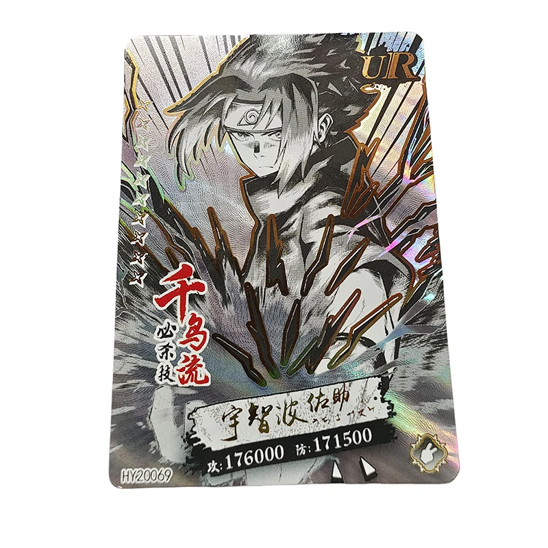 Naruto Ur seria Sasuke Haruno Sakura Kakashi postacie z anime brฤ
zujฤ
ca rzadka kolekcja fiszka zabawki z kreskรณwek prezent na boลผe narodzenie