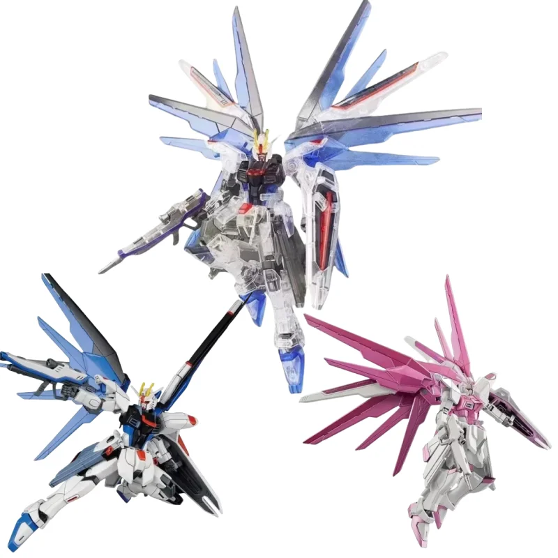 Animation Mobile Suit Assembled Model HG 1/144 SEED FREEDOM Ordinary Pink Color Transparent Collection Figure Ornaments Boy Gift