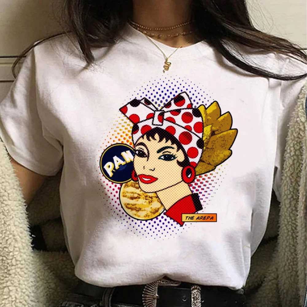 

Venezuela t shirt women harajuku comic designer tshirt female anime manga designer clothing woman t-shirt tops tees