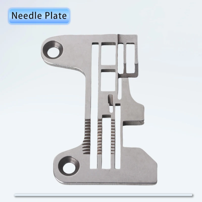 E253 Throat Plate Fit Siruba 988D, JUKI MO-6816S Industrial 5-Thread Overlock Sewing Machines Gauge Size 3x4mm