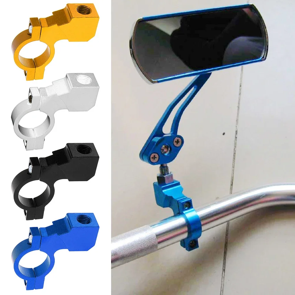 

Motorcycle Rear View Mirror Bracket Mount 10MM Thread Dia Handlebar Rearview Mirror Clamp Bracket Adapter Clamp 22mm 7/8inHandle