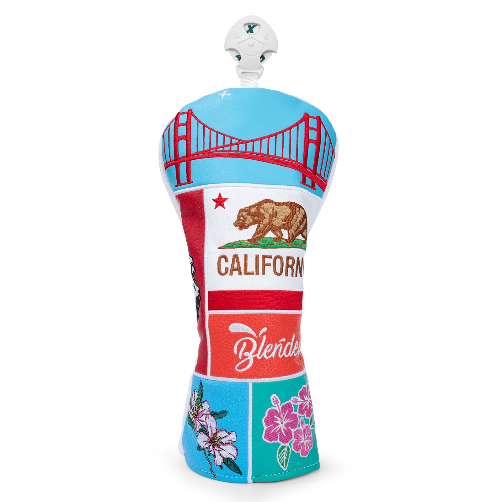 أغطية رأس الجولف مطرزة بالكامل أغطية رأس نادي الجولف من الجلد الفاخر لسائقي الجولف أغطية خشبية أغطية رأس هجينة 3 خشب #3