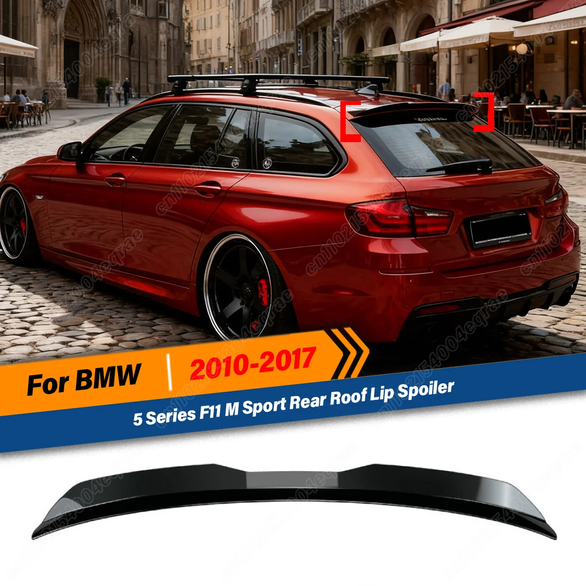 Für BMW 5er F11 M Sport 2010 2011 2012 2013 2014 2015 2016 2017 Heck-Dachspoiler Lippe Heckspoiler Sportwagen-Zubehör