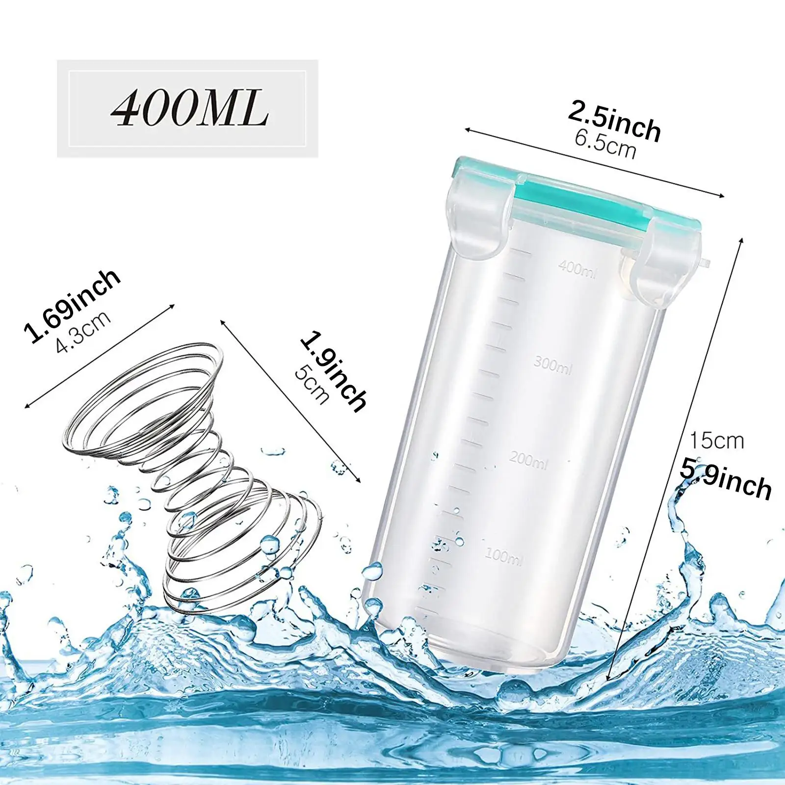 4 Pieces Touch up Paint Container Sealed Portable with Stainless Steel Mixing Spring Fillable for Repainting Paint Storage Cups