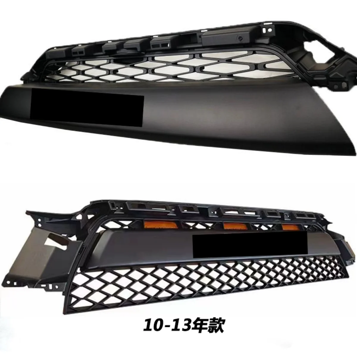 Car Front Bumper Top Grill for Toyota 4Runner SR5 TRD 10-22 modified grille with lights Mask radiator Body kit Car Accessories