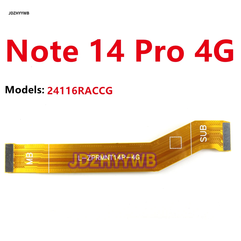 Placa principal placa-mãe conector cabo flexível para xiaomi redmi note 14 pro 4g 5g note14 pro