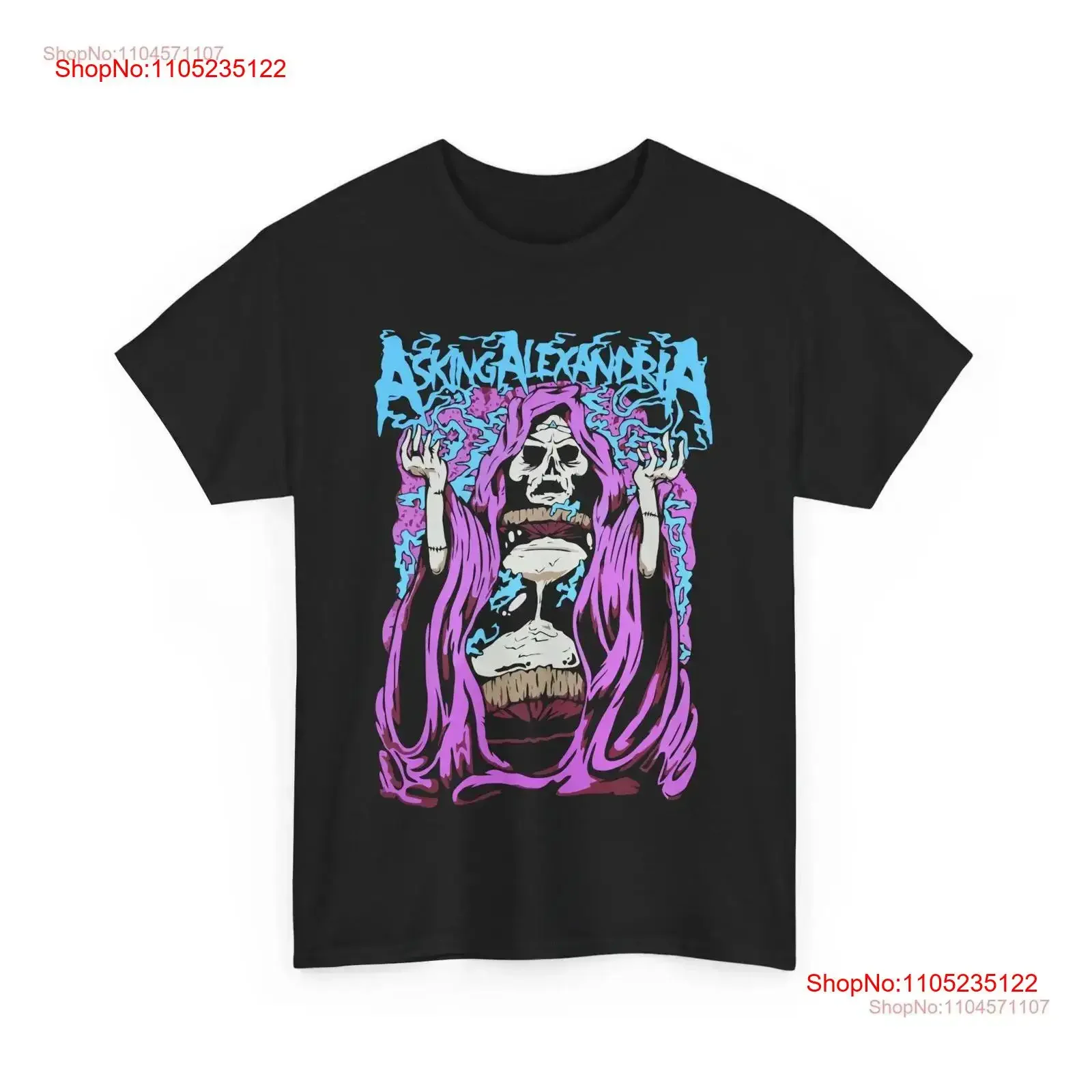 

Футболка группы Asking Alexandria Rock Heavy Cotton Music Fan Концертная одежда Альтернативная винтажная стираная уличная одежда Повседневная