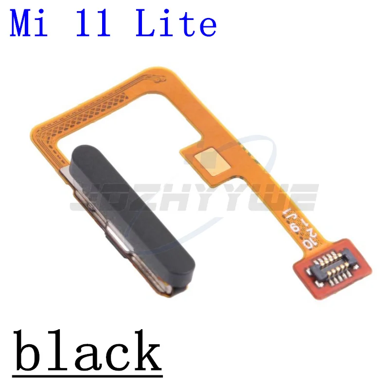 NEW Home Button Fingerprint Menu Return Key Sensor For Xiaomi Mi 11 Lite Mi11 Lite 4G/5G Fingerprint Scanner Flex Cable