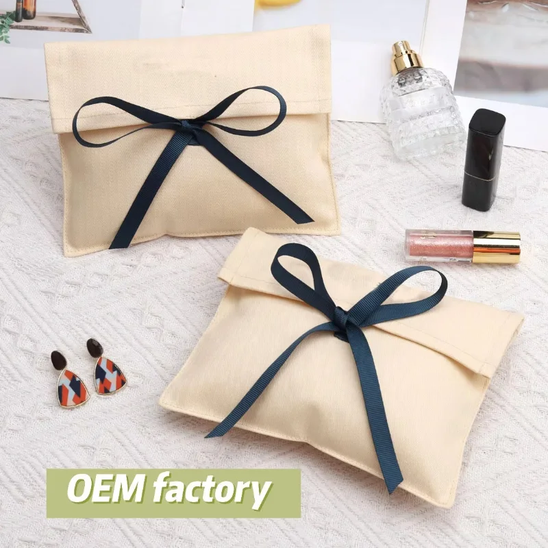 Umweltfreundlicher, individuell bedruckter Umschlag mit Logo und Band, luxuriöse Fischgräten-Tasche, Geschenkverpackung – Detail 6