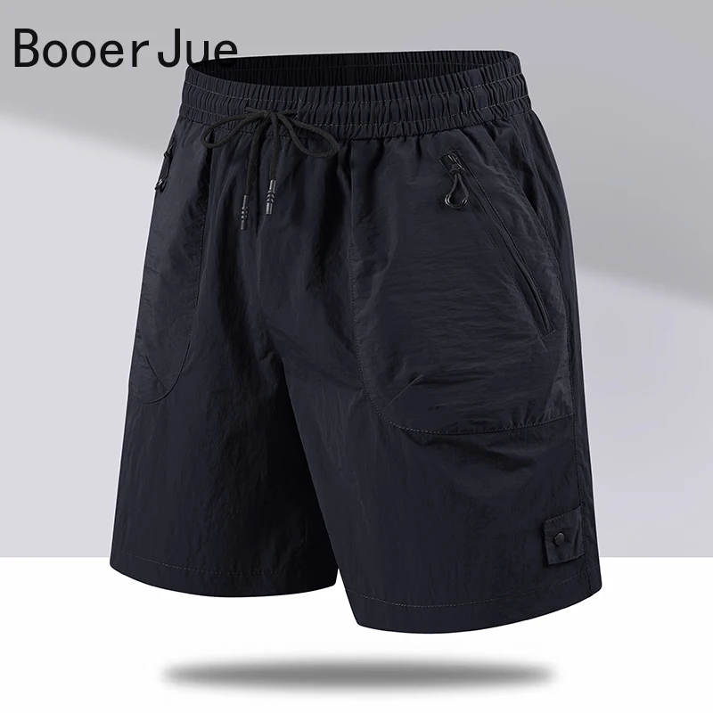 UPF50+ Summer Drawstring Men Casual Jogger Casual Classic Workout Gym Running Sports Lightweight UV Protection Quick-Dry Shorts view 6