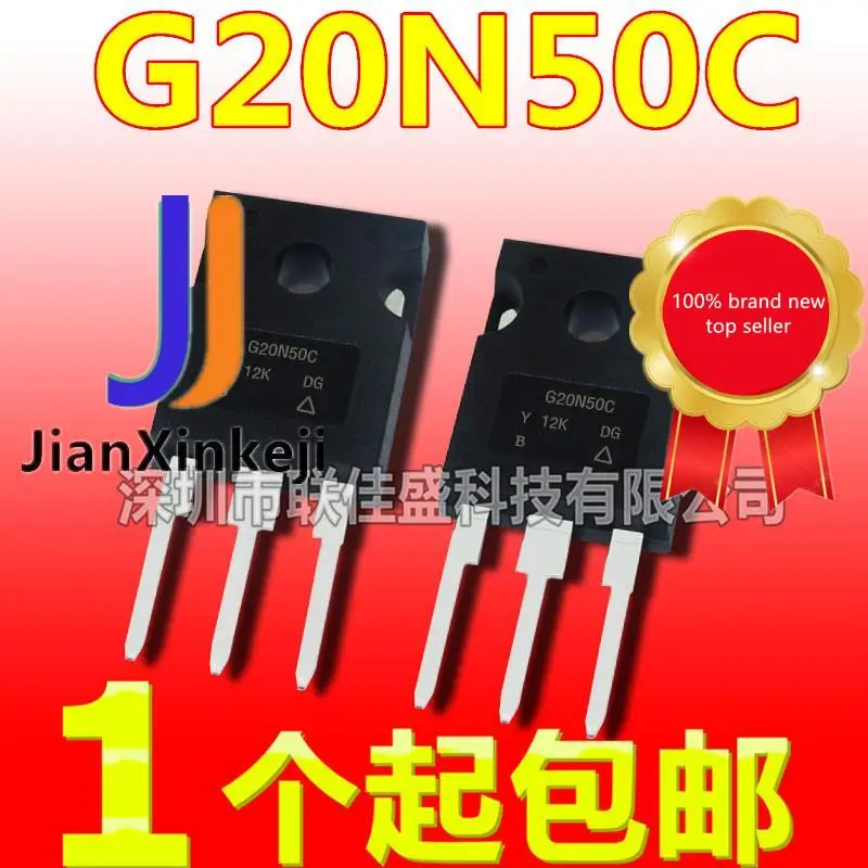 10Pcs 100% Original New In สต็อก G20N50C SIHG20N50C 20A500V G20N50 TO247 FET