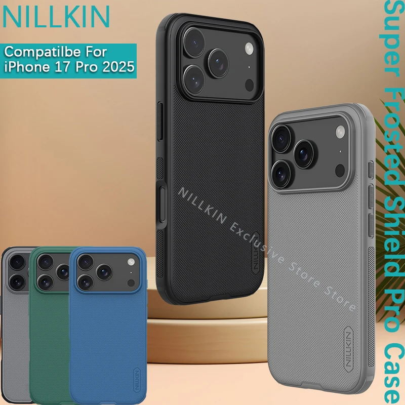 Nillkin For iPhone 17 Pro Case Super Frosted Shield Pro Case phone protection phone case protective cover plastic hard shell