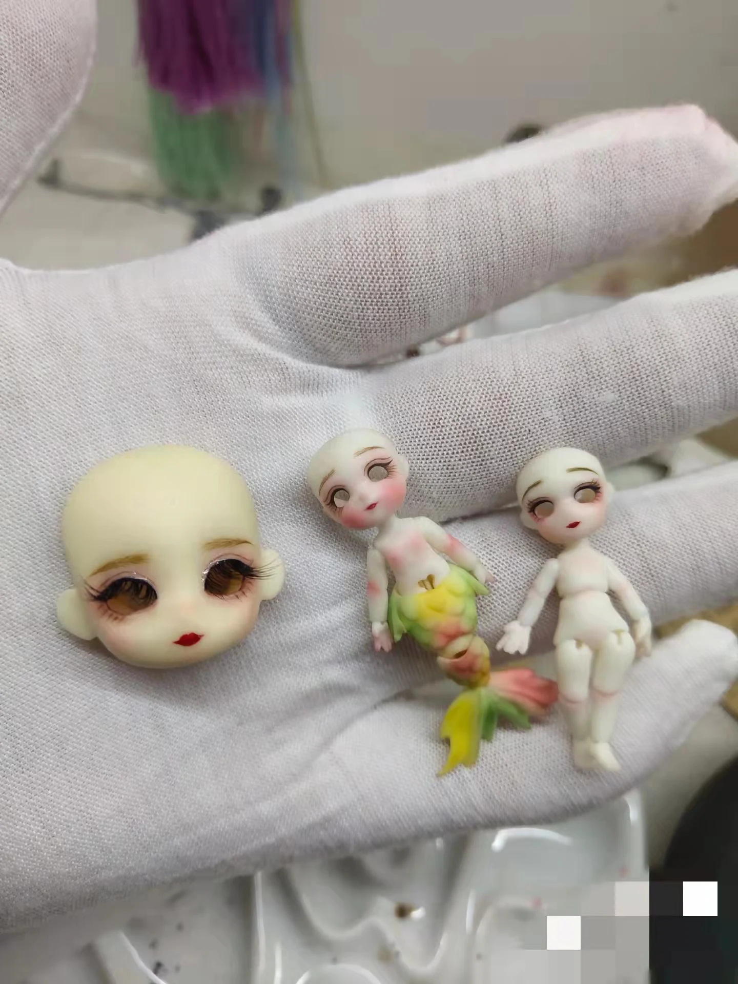 Mini BJD doll LAIL1cm 2.2cm 3.5cm 5cm doll makeup service dedicated link