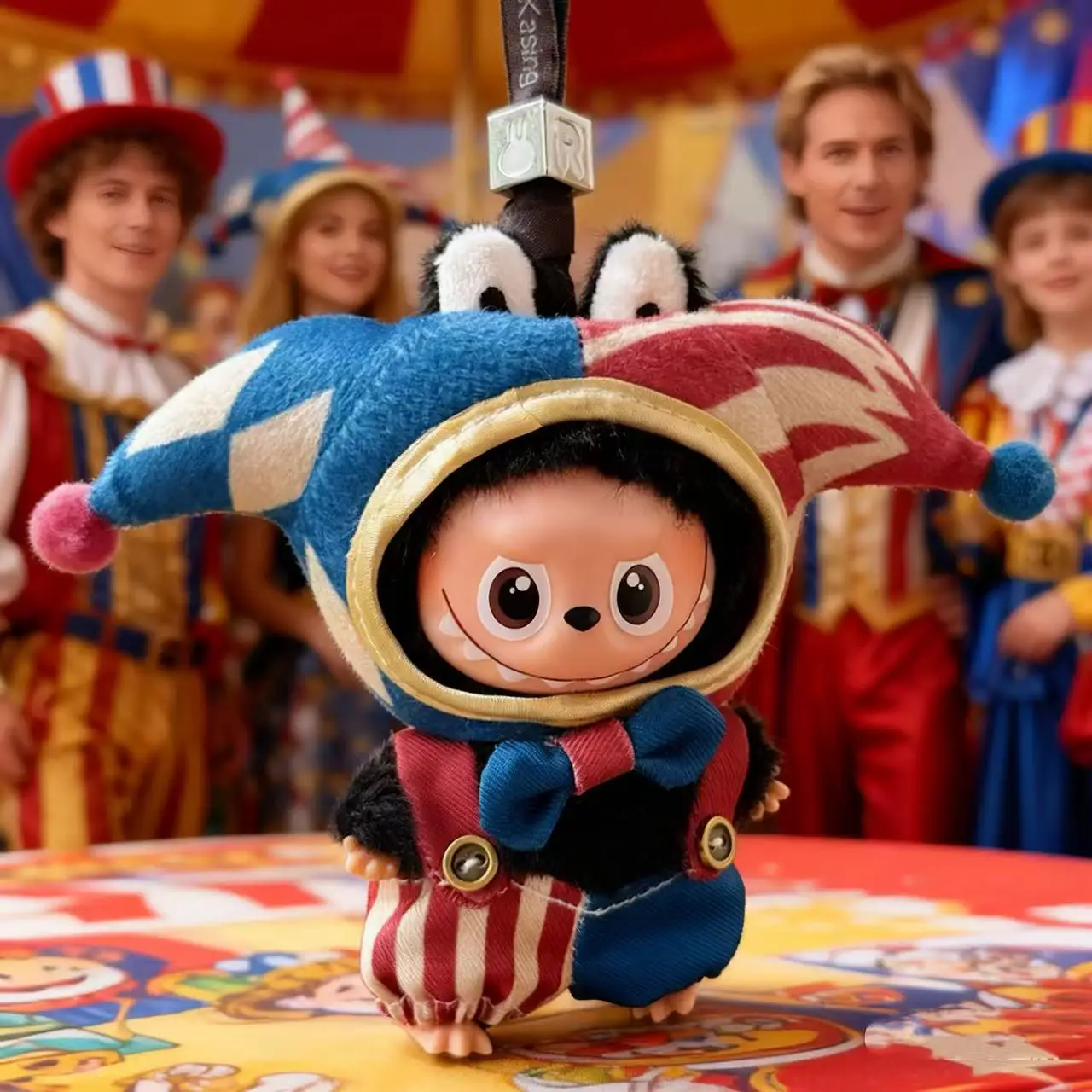 

Для 17 см Labubu Хэллоуин, почему так серьезная одежда, костюм циркового клоуна, комплект для Labubu 4,0, булавка для куклы любви, аксессуары для одежды