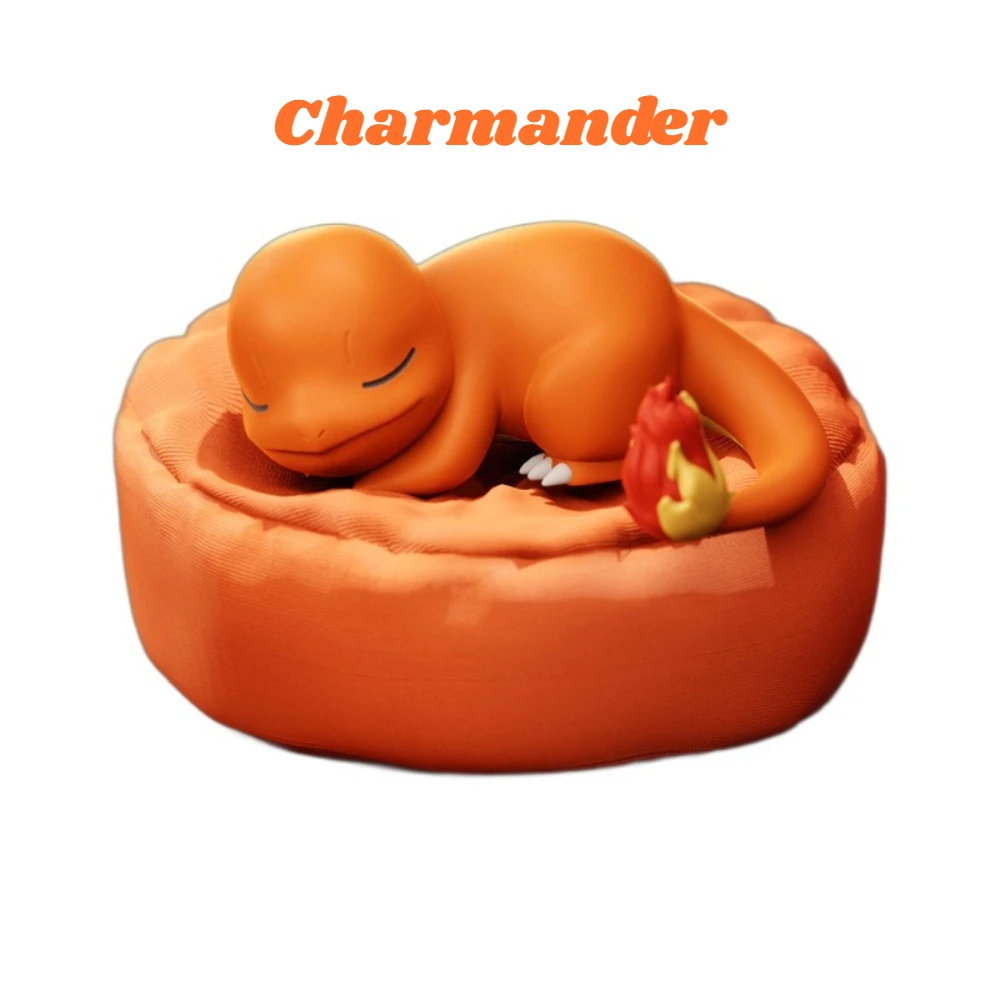 

Popular Anime Pokémon Genuine Pikachu Charmander Gonbe Leisure Time Series Desktop Ornament Cute Mouse Pad Child's Birthday Gift