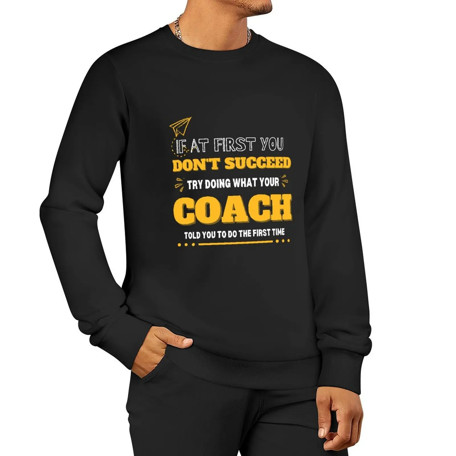 

If At First You Don T Succeed Pullover Hoodie autumn jacket men oversize sweatshirt