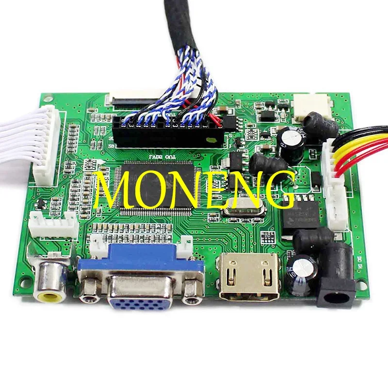 HDMI+VGA Control Board Monitor Kit for LP156WH4 LP156WH4-TLA1  LCD LED screen Controller Board Driver