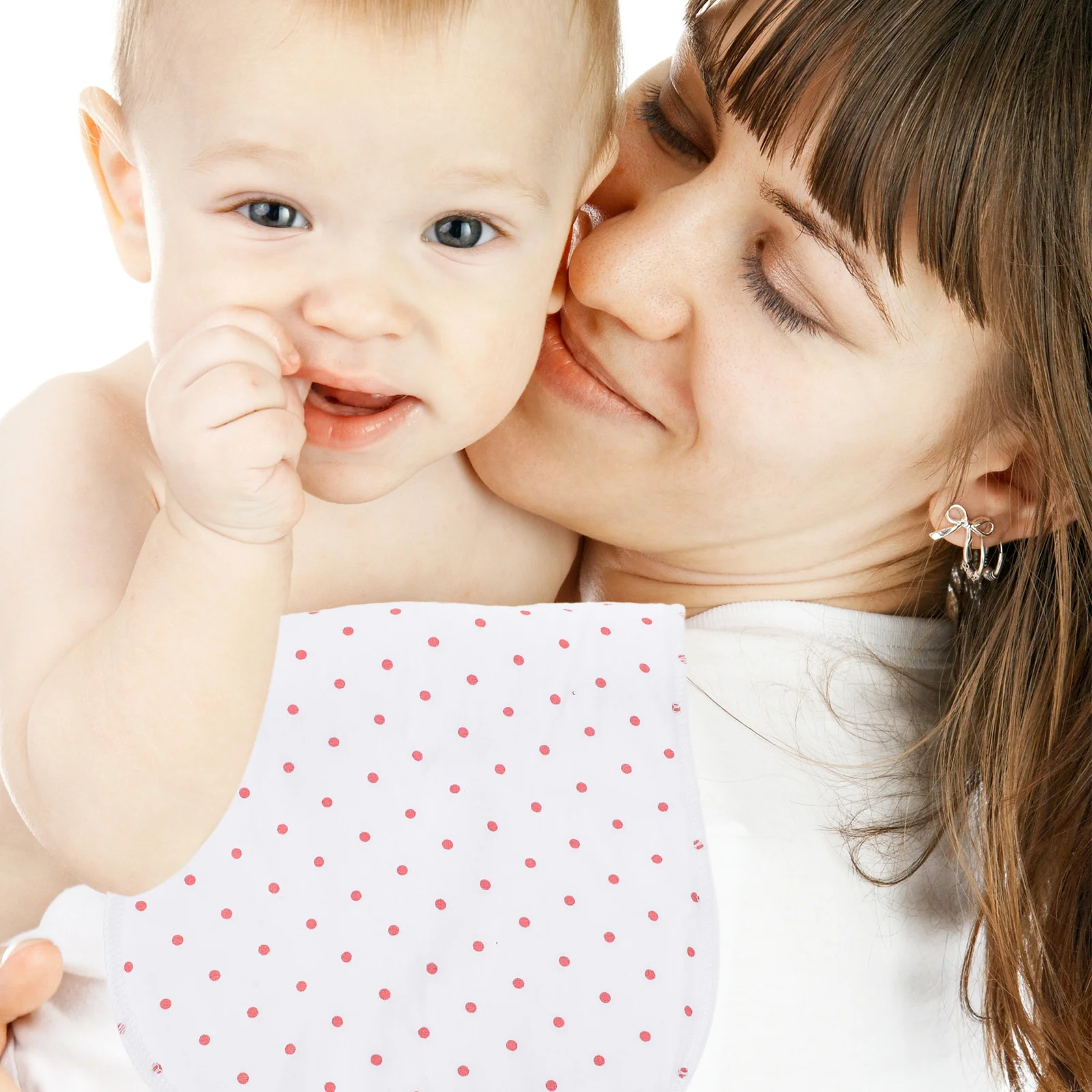 Katoenen baby-spuugdoekje Absorberend zacht handwashandje Pasgeboren kwijlende doek Essentiële stof Witte jongensspuugdoekjes voor babyjongen