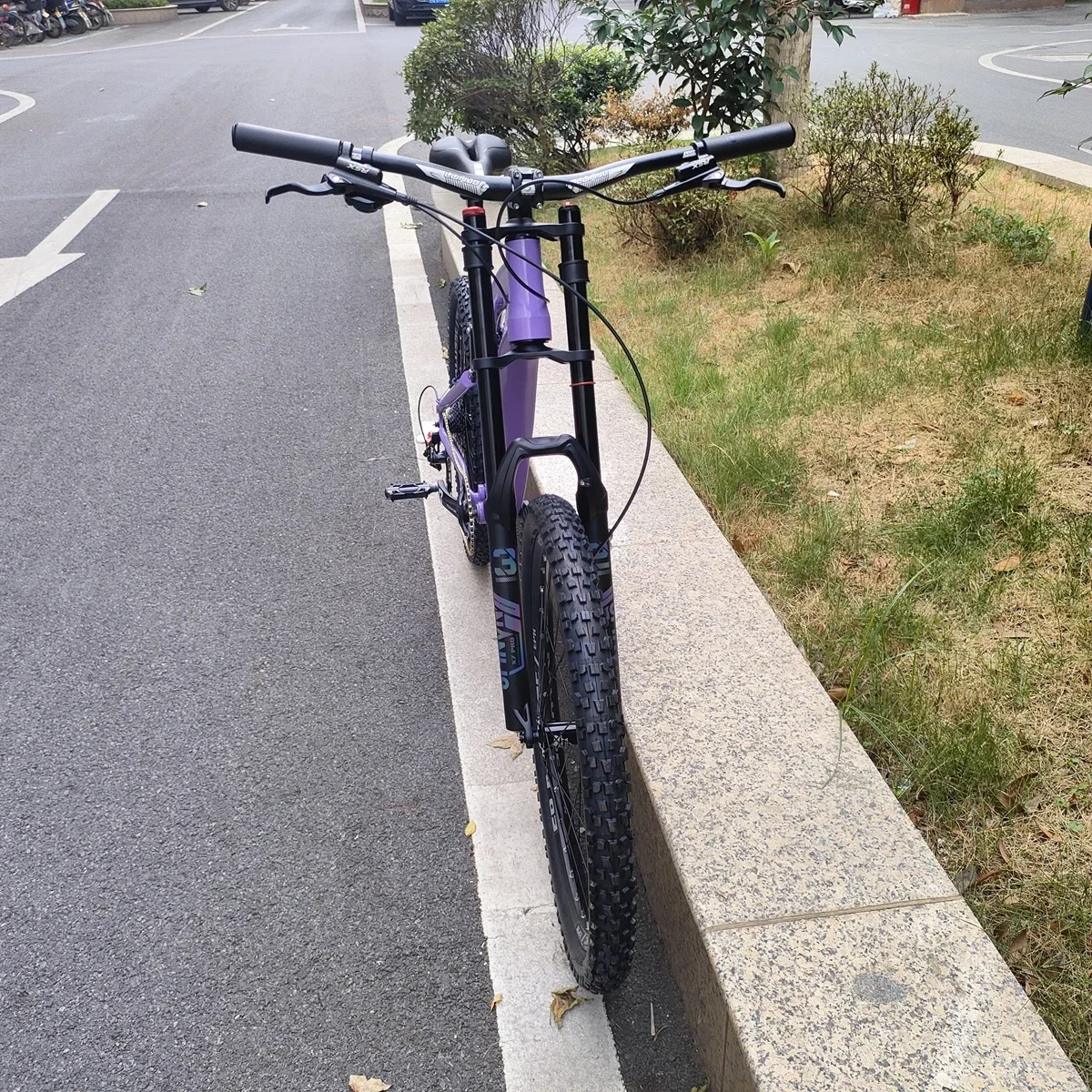 Kalosse-horquilla de aire para bicicleta de montaña, 7 rodamientos, 27,5 pulgadas, 11 velocidades, frenos hidráulicos 27,5/26x17