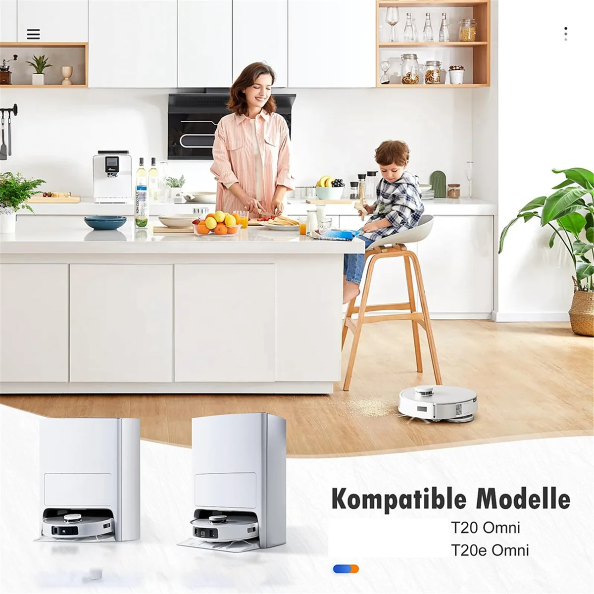 Ecovacs Deebot T20 OMNI/T20/T20 Max/T20 Pro 진공 메인 사이드 브러시 걸레 패드 필터 먼지 봉투의 새로운 핫 교체 부품