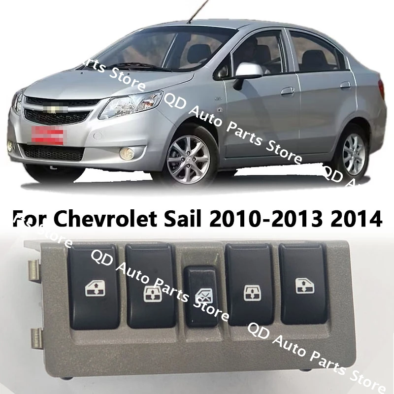 Electric Power Master Window Switch Control Lifter Replacement Button Part Car Accessories For Chevrolet Sail 2010-2014 9005041