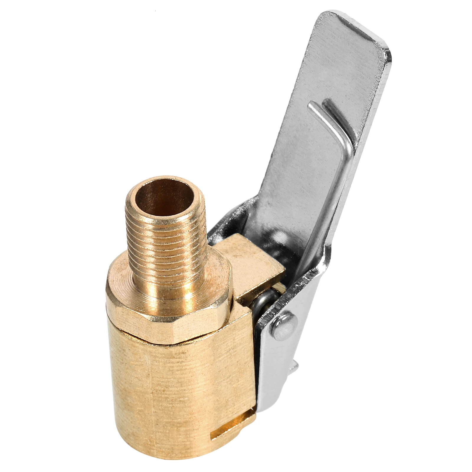 Air Pump Adapter Car Inflator American Style Motorcycle Valve Thread Nozzle Copper Bike Tyre Inflator Clamp Design Durability