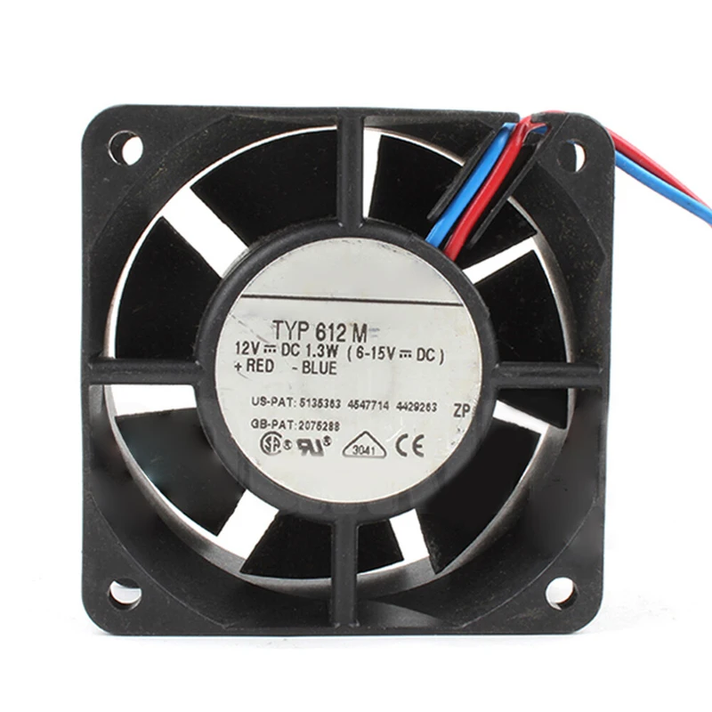 

S+ For Ebmpapst 612M 12V 1.3W 60*60*25mm Cooling Fan