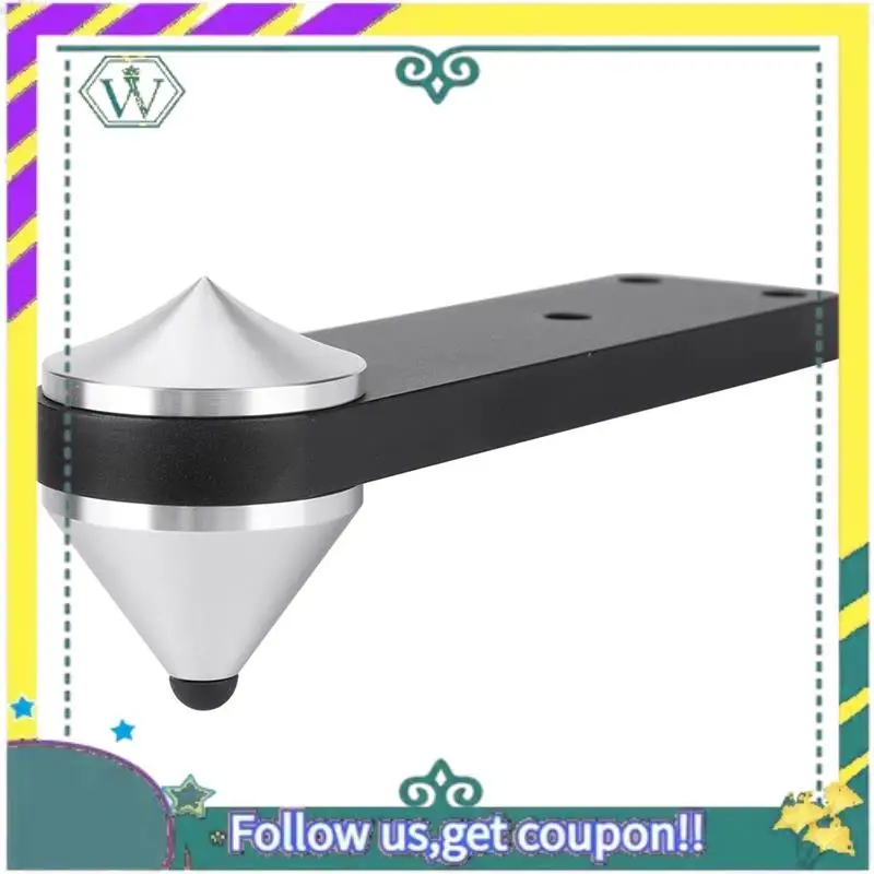 

NEW 4 Piece Combined Type Speaker Foot Subwoofer Shockproof Spike Bracket Black & Silver Metal Speaker Spike Shock