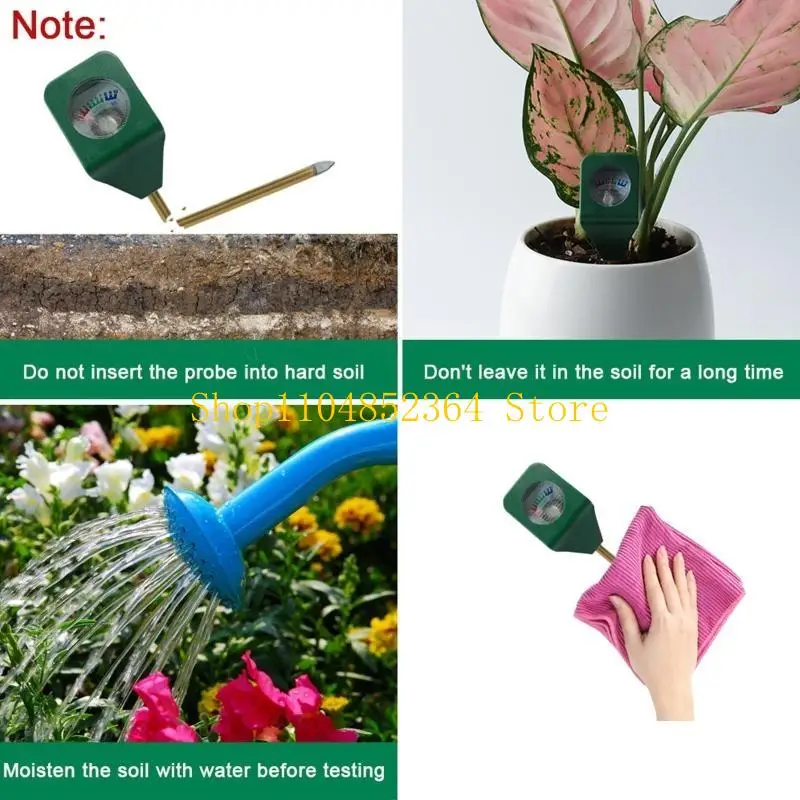 Plant Water Monitors Soil Moisture Meter Soil Hygrometer Detectors for Gardening Farming Indoor & Outdoor plant easy to read