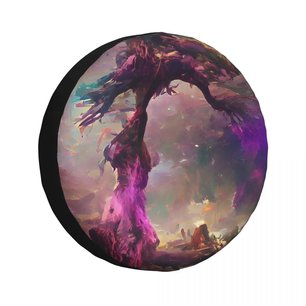 Tree, Fantasy, Artwork Spare Tire Cover for Jeep Honda SUV RV Car Wheel Protectors Accessories 14