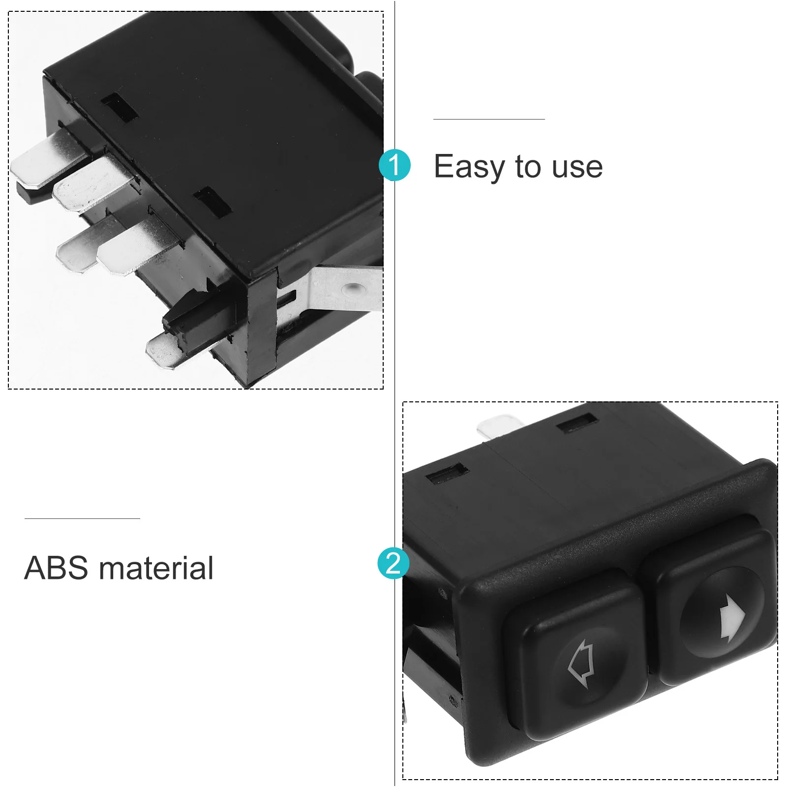

Window Switch Passenger Side Control Replacement for Car Automotive Vehicles Durable ABS Material Easy for Vehicle