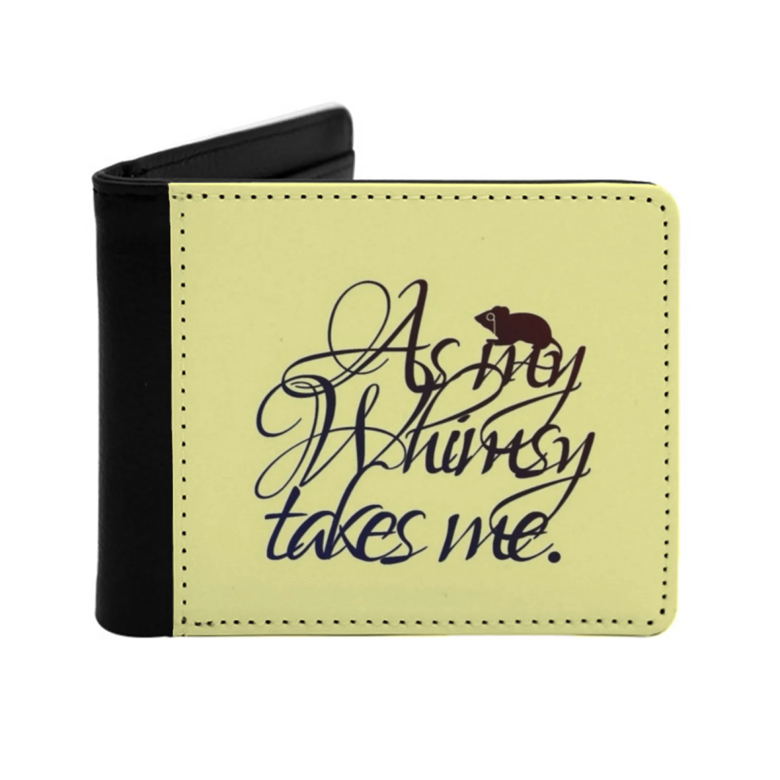 As My Whimsy Takes Me Men's Wallet Pu Leather Wallet Multifunction Credit Card Purse Lord Peter Wimsey Wimsey Family Dorothy L