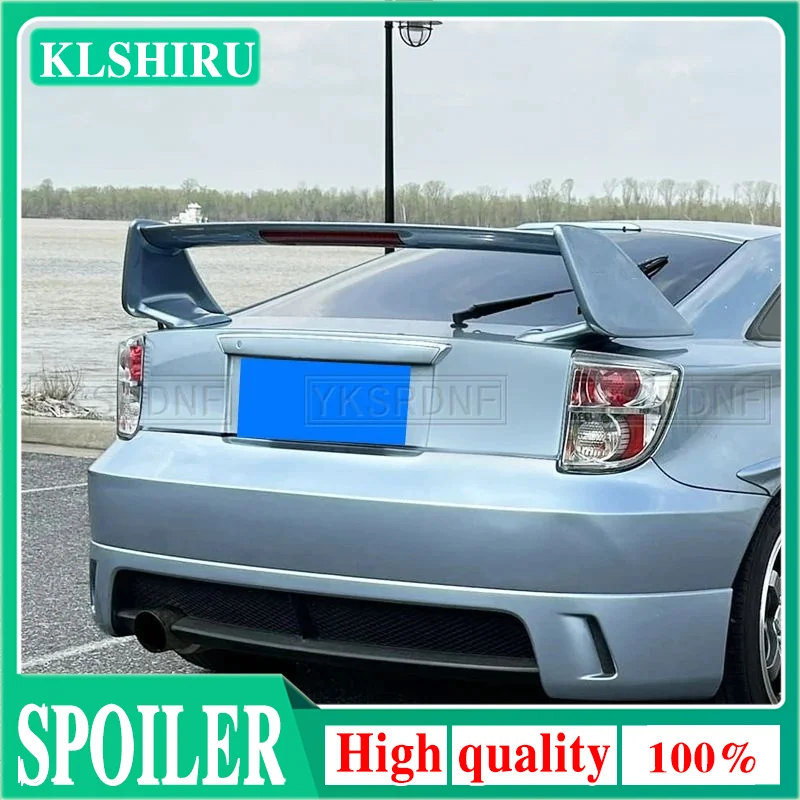 For TOYOTA CELICA Rear TRUNK SPOILER 2000-2005 WITH LED LIGHTS High Quality ABS Plastic Car Spoiler Trunk Boot Wing Spoiler