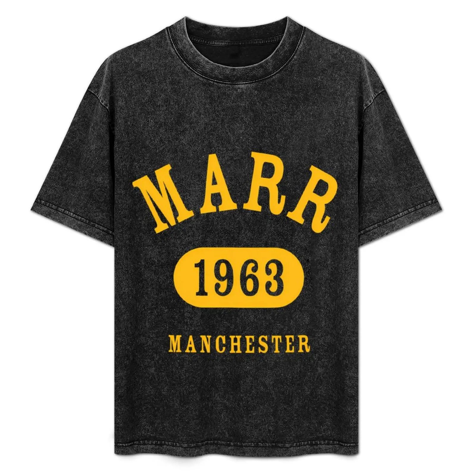 

MARR MANCHESTER 1963 T-Shirt funny costumes shirts graphic tee summer clothes summer 2025 sweat shirts, men